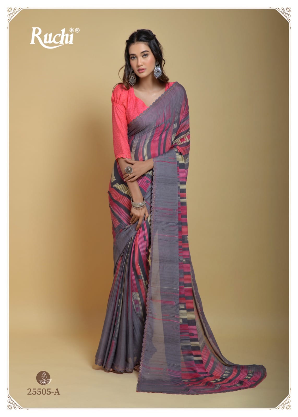  Raagsutra By Ruchi Silk Georgette Printed Sarees Catalog